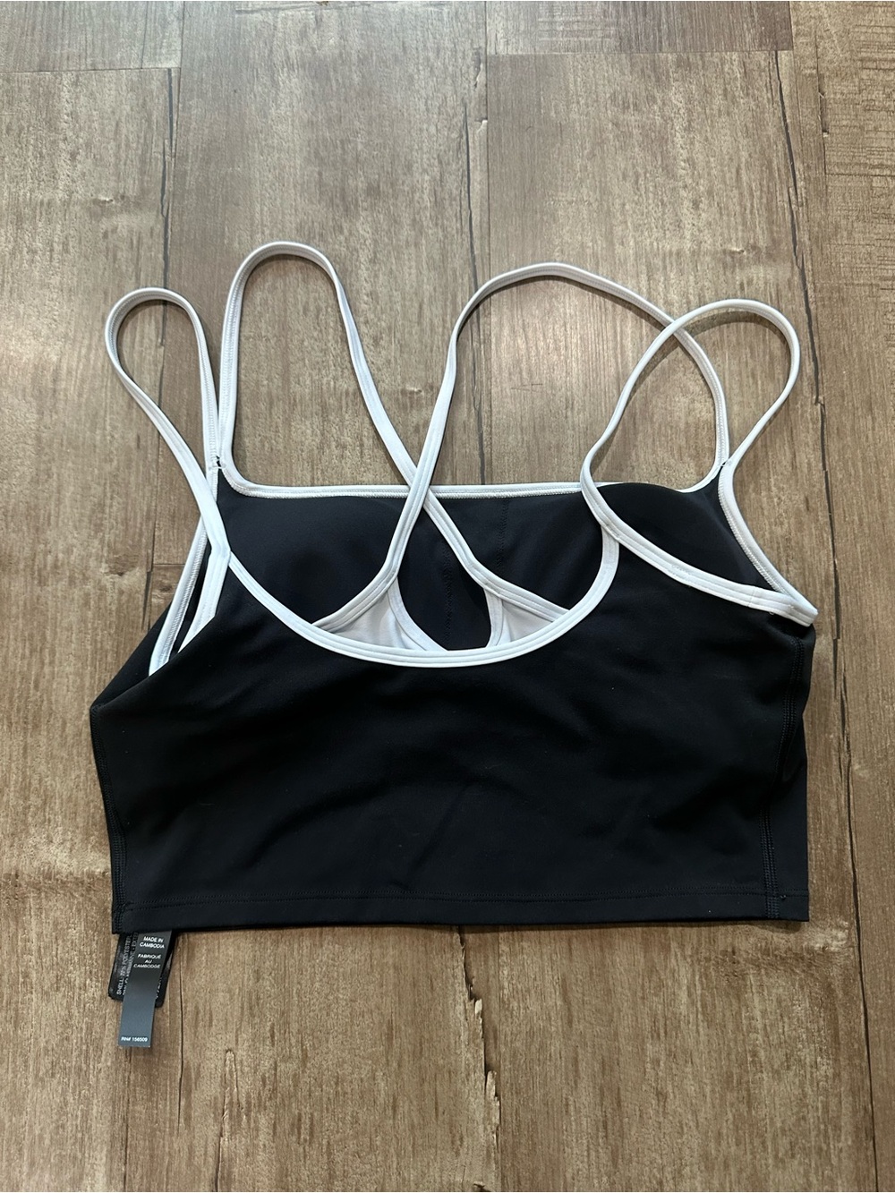 Vuori Daily Layered Tank (black) - like new! - Picture 2 of 5
